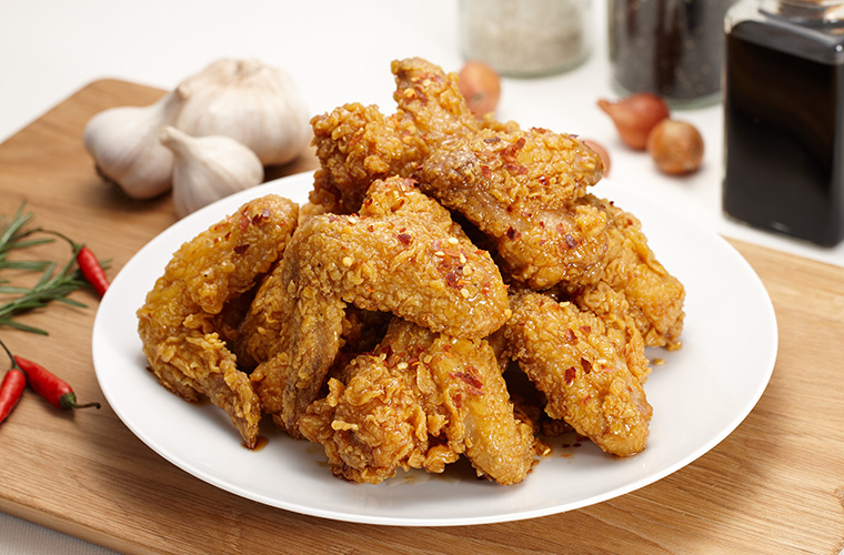 新鲜酱香炸鸡鸡翅